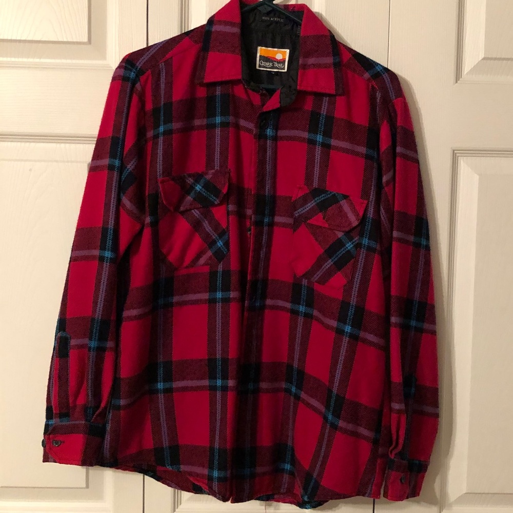 Men’s Plaid Flannel Shirt
